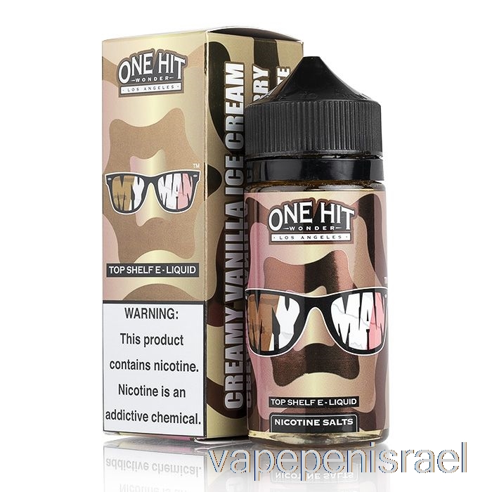 חד פעמי Vape Israel My Man - One Hit Wonder - 100 מ"ל 6 מ"ג